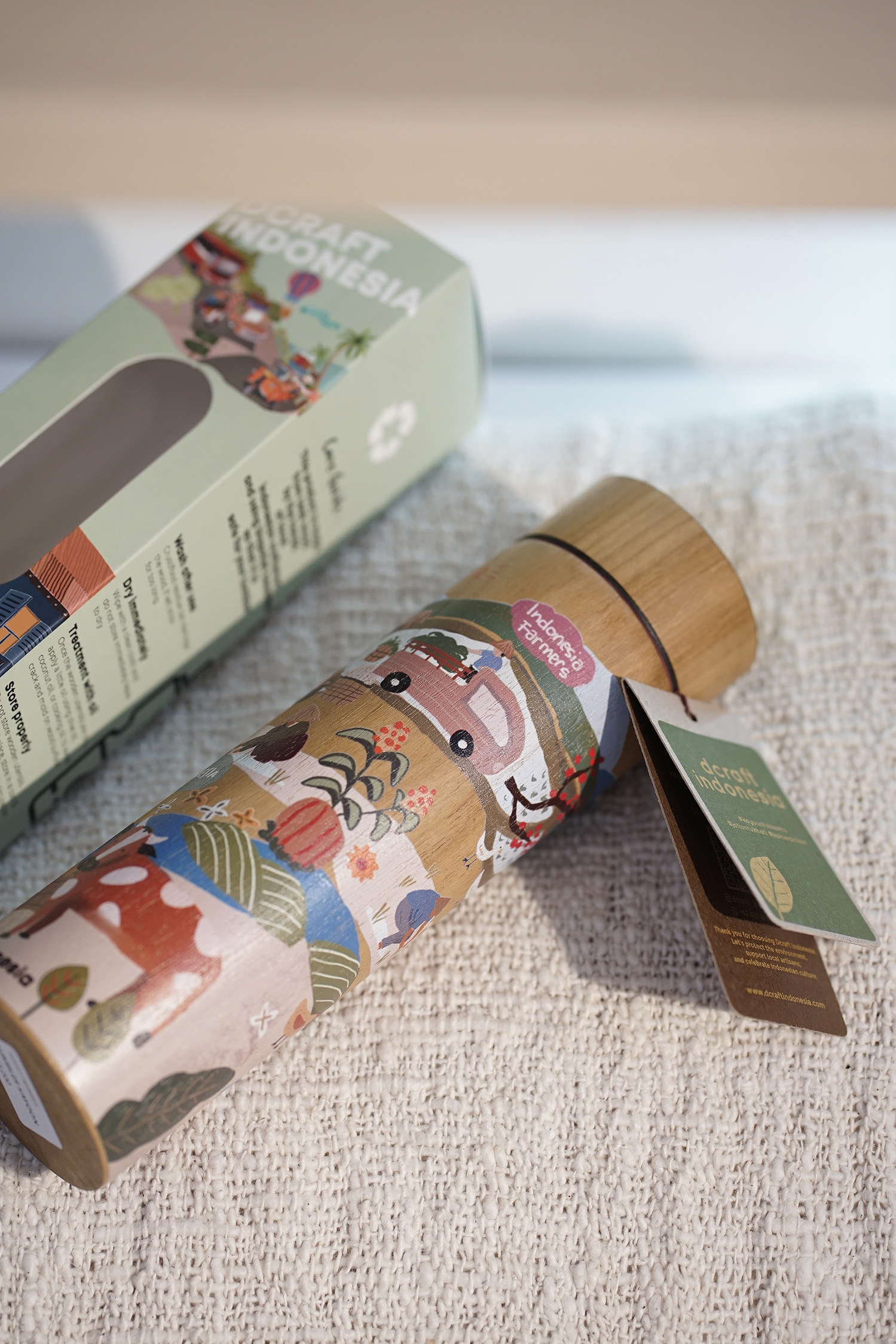 Wooden Tumbler Kayoon - Indonesia Farmers 2