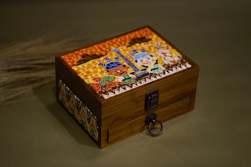 Wooden Jakarta Heritage Q-Box Box