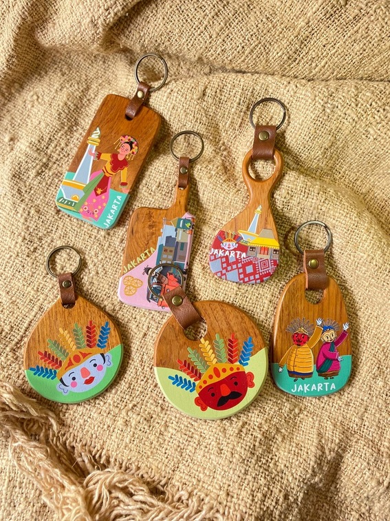Wooden Keychain